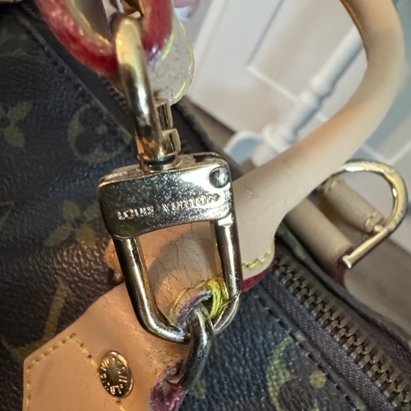 (Faux) Louis Vuitton Brown Monogram Speedy Bag - Picture 5 of 8